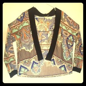Women's Brightly Patterned Kimono